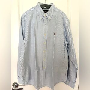 Polo Ralph Lauren Men Large striped long-sleeve shirt